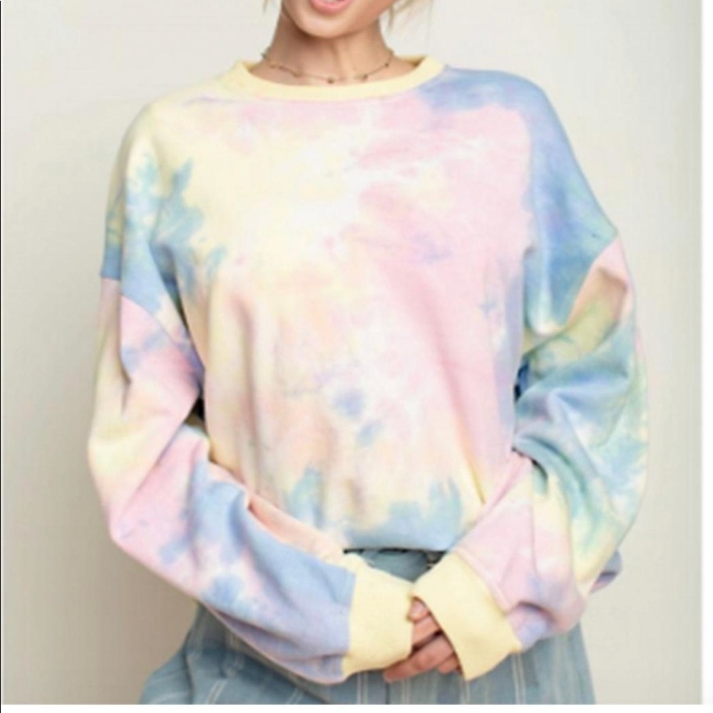Tie dye Pullover Sweatshirt
